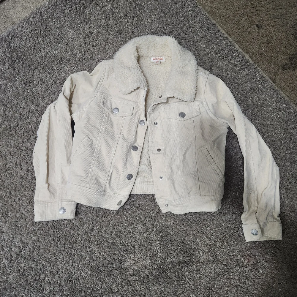 Cat & Jack Cream Sherpa Jacket